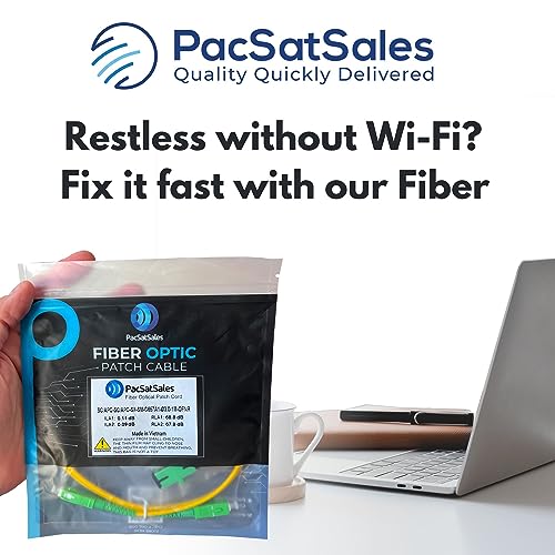 PacSatSales - Fiber Optic Internet Cable - 30ft / 10M SC/APC to SC/APC Single Mode Fiber Optic Cable att & Connector - Replacement Fiber Patch Cable/Fiber Optic Cable Extender - Thumbnail 7