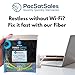 PacSatSales - Fiber Optic Internet Cable - 3ft / 1M SC/APC to SC/APC Single Mode Fiber Optic Cable att & Connector for Replacement or Extension of Home Fibre Internet
