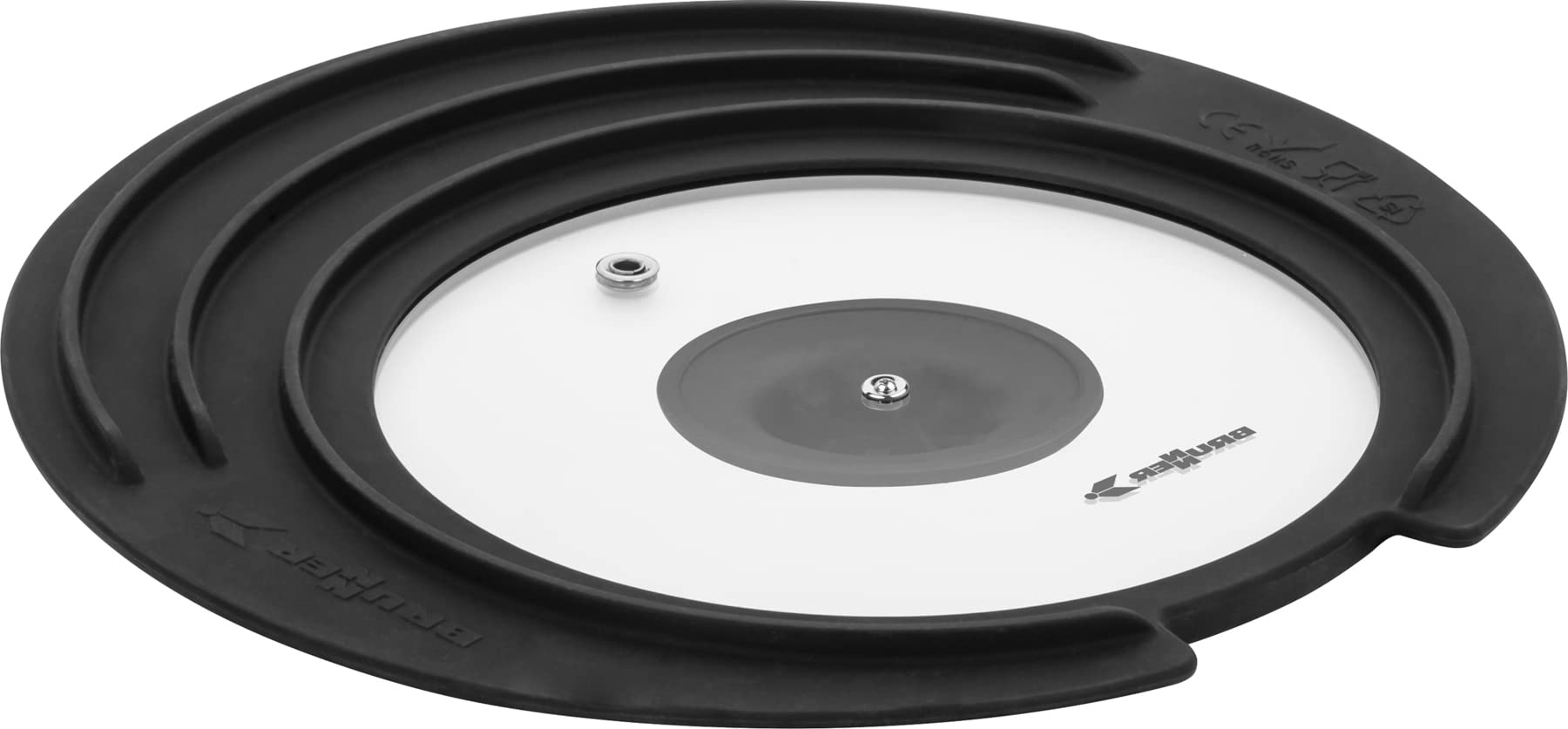 BRUNNER 0804036N Set Padelle in Acciaio Inossidabile, Academy Double Pan 22/20, Adatte per Gas