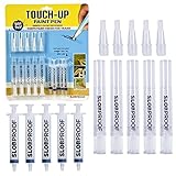 Slobproof Fillable Paint Pen - 5 Count, 1 Pack - Brush Pens- Touch Up Paint Pen- Great Gift for Moms