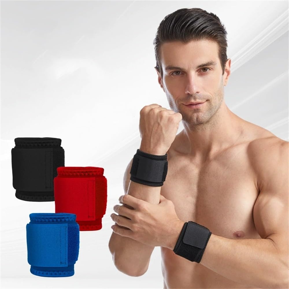 Handgelenkbandage Sport Handgelenkschutz Basketball Wrap Gewichtheben Fitness für Fitness(rot)