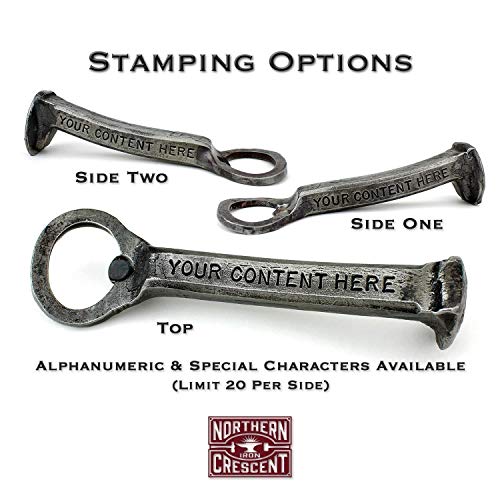 Railroad Spike Bottle Opener, B16 #TOP3