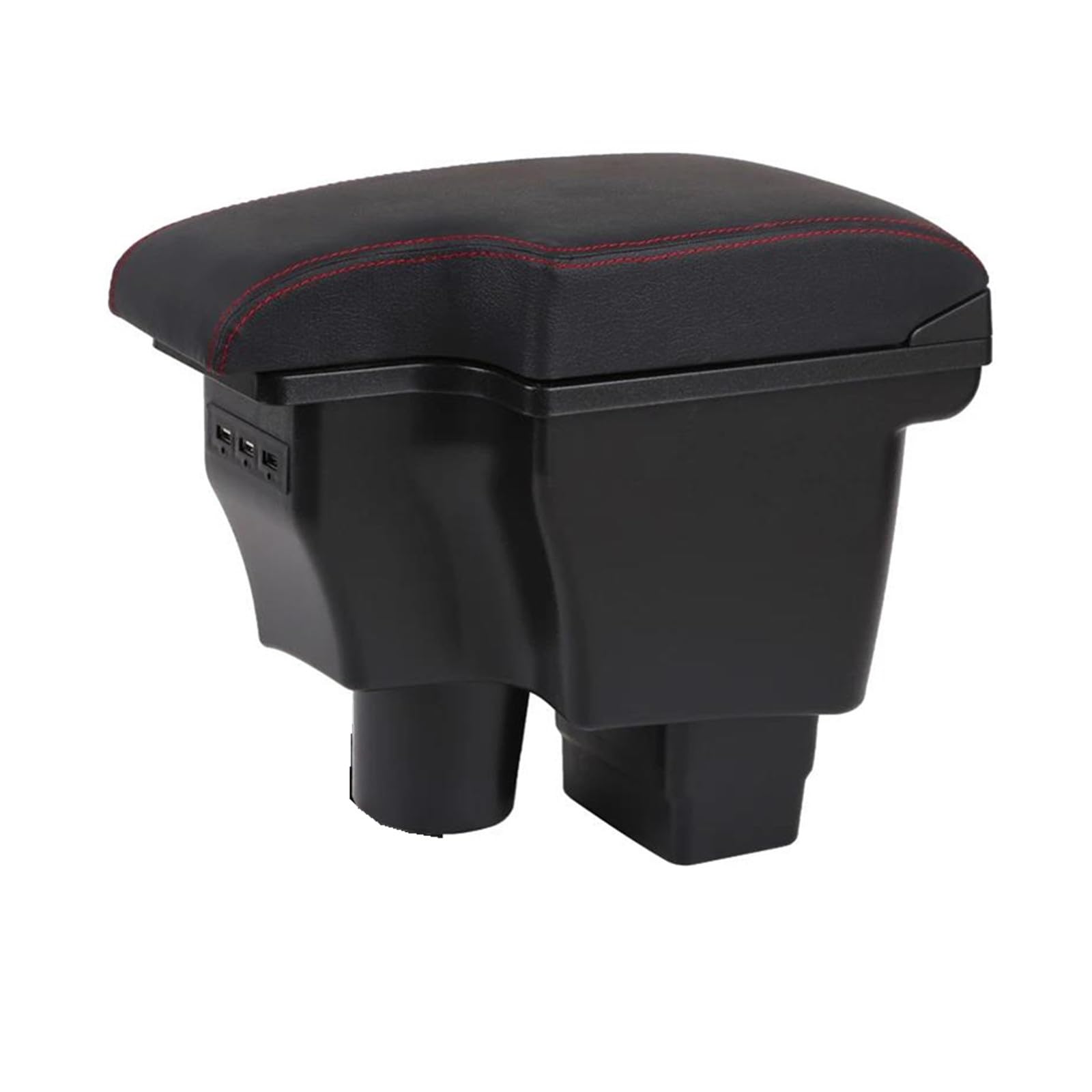 Accoudoirs de Voiture compatibles avec Mazda CX-3 (2010-2018) : boîte de Rangement rétractable pour accoudoir Central, Organisateur d'accoudoir, Repose-Poignets et Port USB.