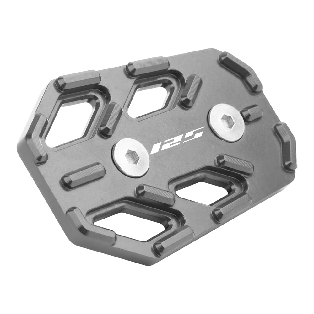 MotHeart Motorcycle Foot Pedal Extension For MSX 125 GROM 2013-2025 Ergonomic Foot Control Upgrade Comfortable Braking msx 125 grom Accessories (Gray)