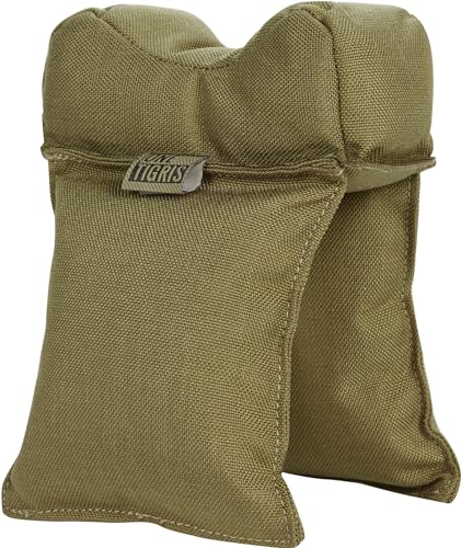 OneTigris Shooting Rest Bag, Pre-Filled Shooting Sand Bags Front & Rear Gun Range Bag Bench Window Rest Support Holder for Shooting, Hunting, Photography
