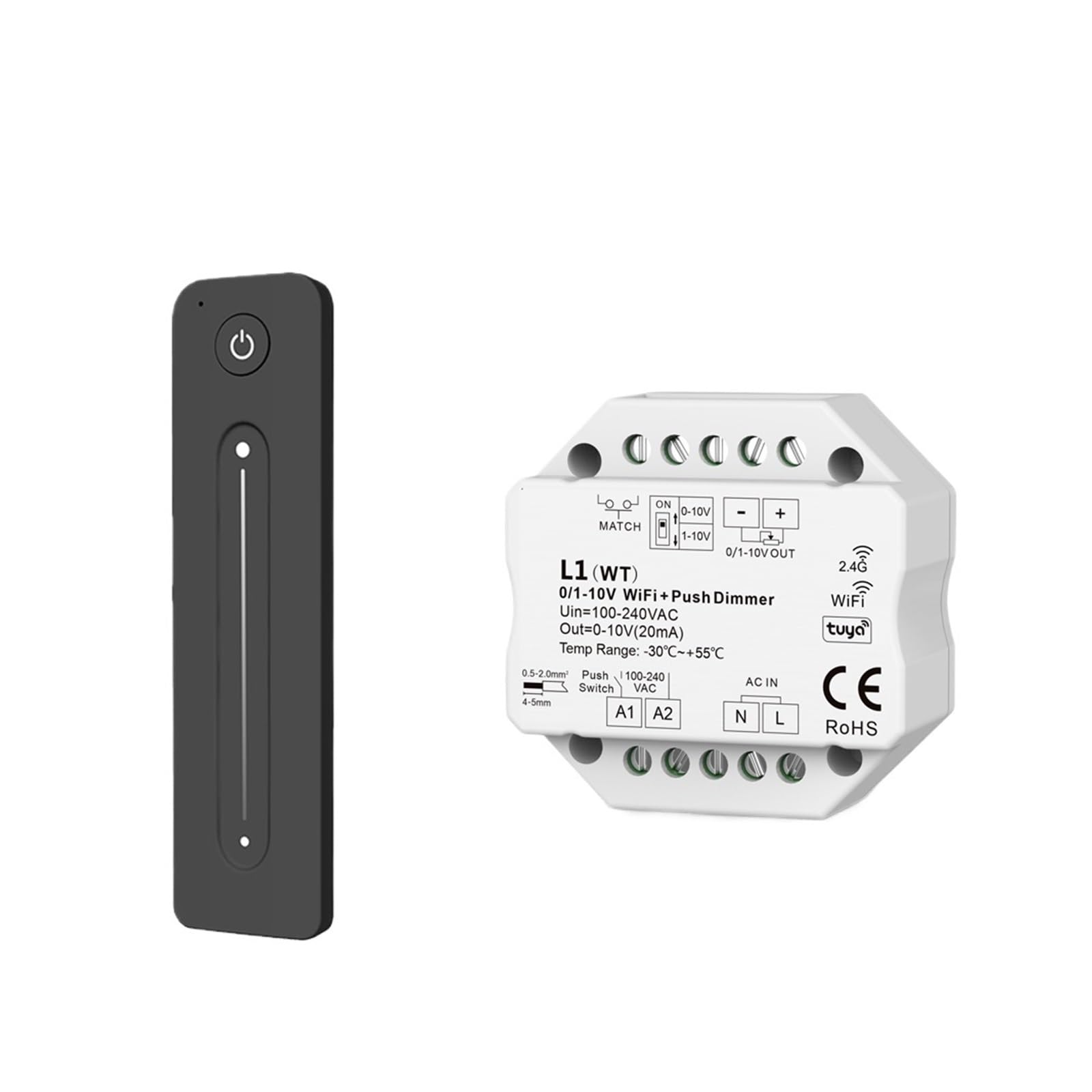 Variateur LED sans fil 2.4G L1(WT) créez votre ambiance lumineuse feutrée au salon
