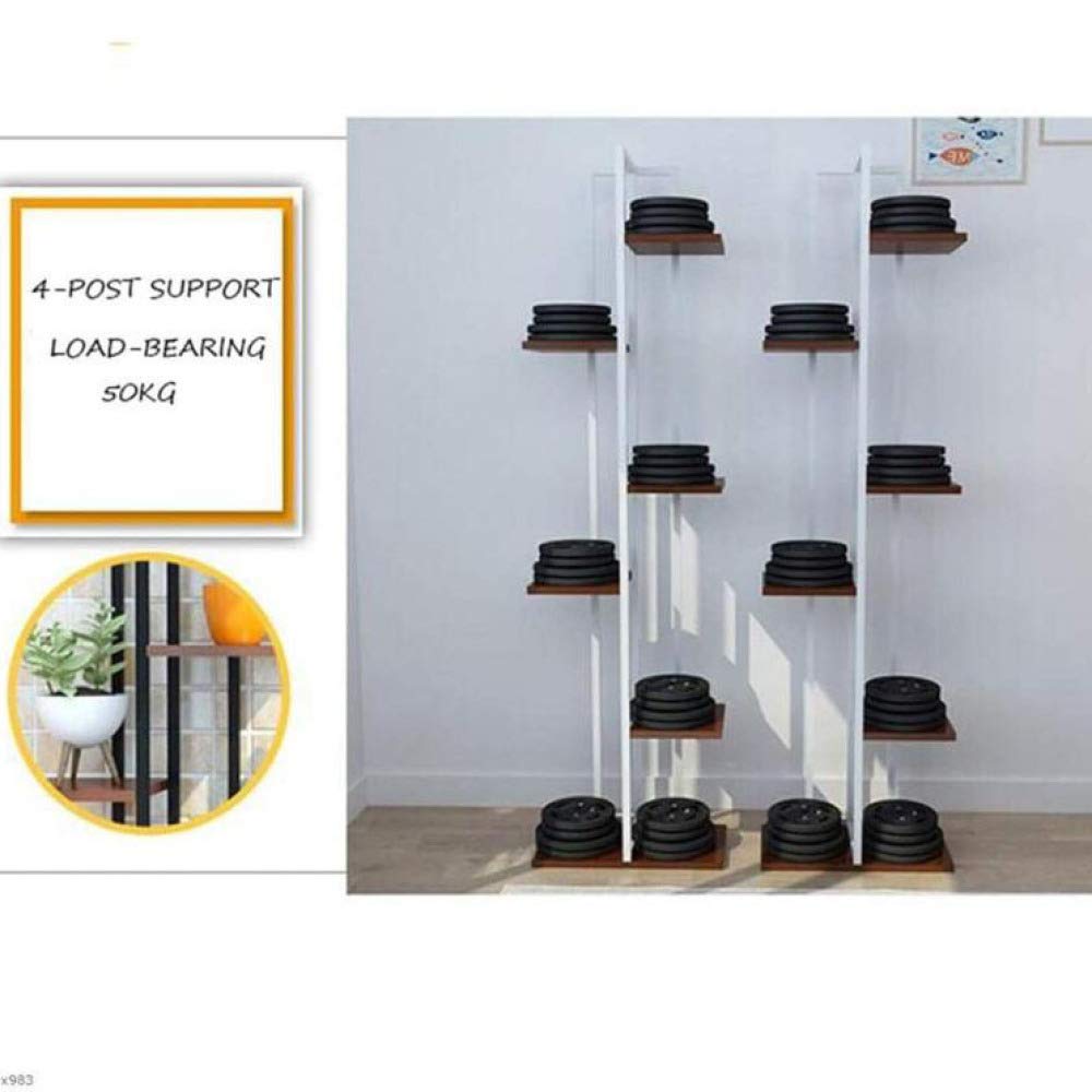 Supporto per Piante, portavasi per Fiori, scaffale per Fiori/portavasi in Legno per Interni/Esterni, Come scaffale portaoggetti per Fiori, Piante, scaffale in Metallo e Ferro per Giardino/pa