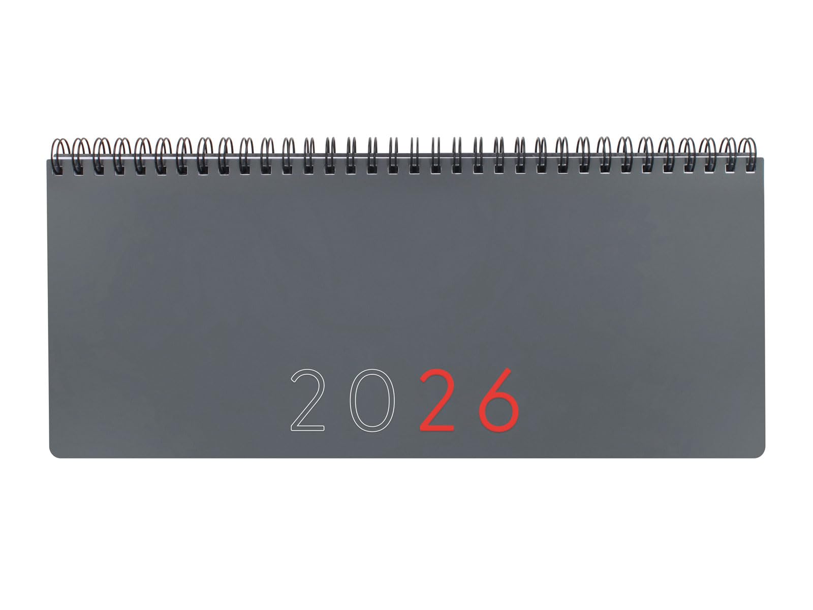Finocam – Diary Planner + Notes Week to View 2026 Week View + Notes January 2026 – December 2026 (12 months) Grey International