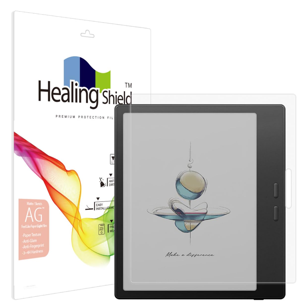 Healing Shield Protetor de tela para Onyx Boox Go Color 7 Gen II 2