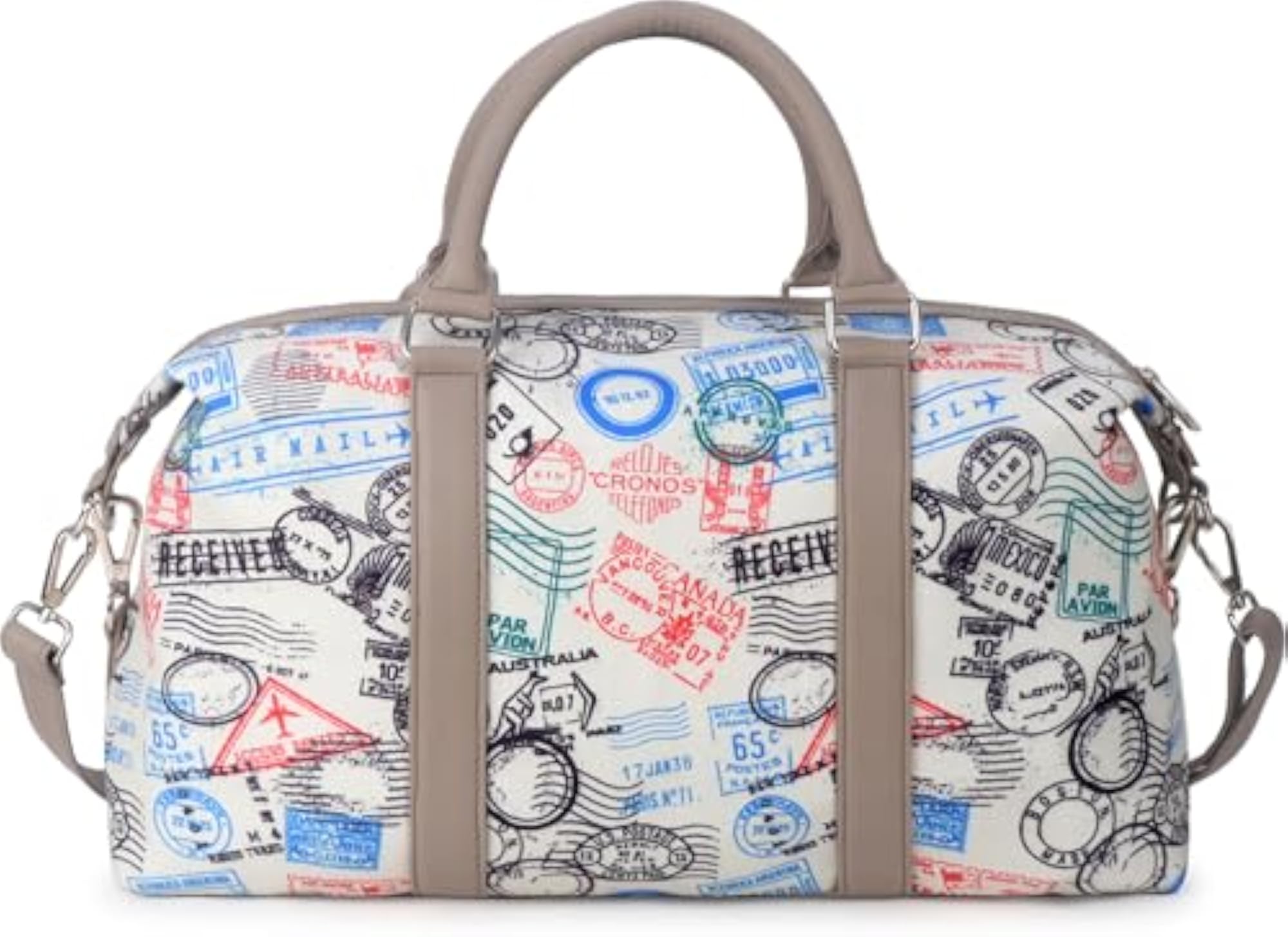 Art Series Multicolour Bonded Canvas Travelling Duffle Bag
