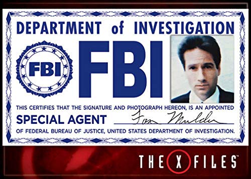 Ata-Boy X-Files Agent Mulder FBI Badge 2.5" x 3.5" Magnet for Refrigerators and Lockers