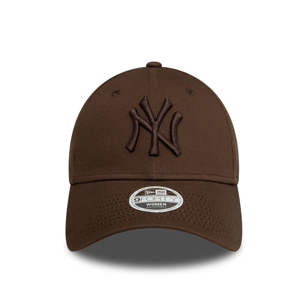 New Era New York Yankees MLB League Essential Tonal Walnut 9Forty regulowana czapka damska