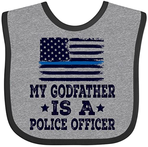 inktastic Police Officer Godfather Law Enforcement Baby Bib