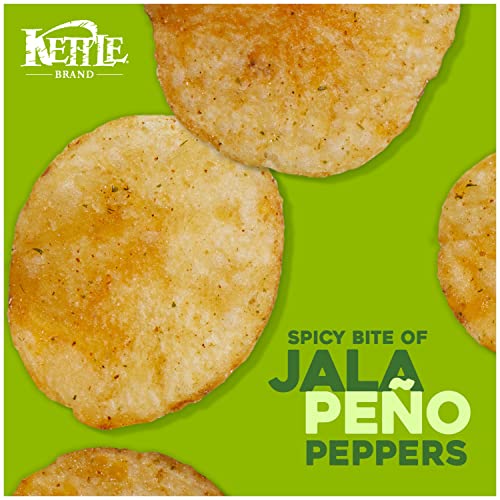 Image of Kettle Brand Potato Chips, Jalapeno Kettle Chips, 5 Oz