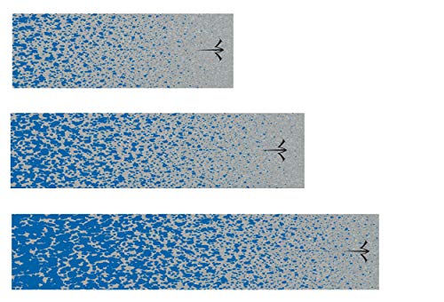 White Water Archery Blue Spray Paint Spatter Reflective Arrow Wraps 15 Pc Pack Choose Length Width (5, 1)