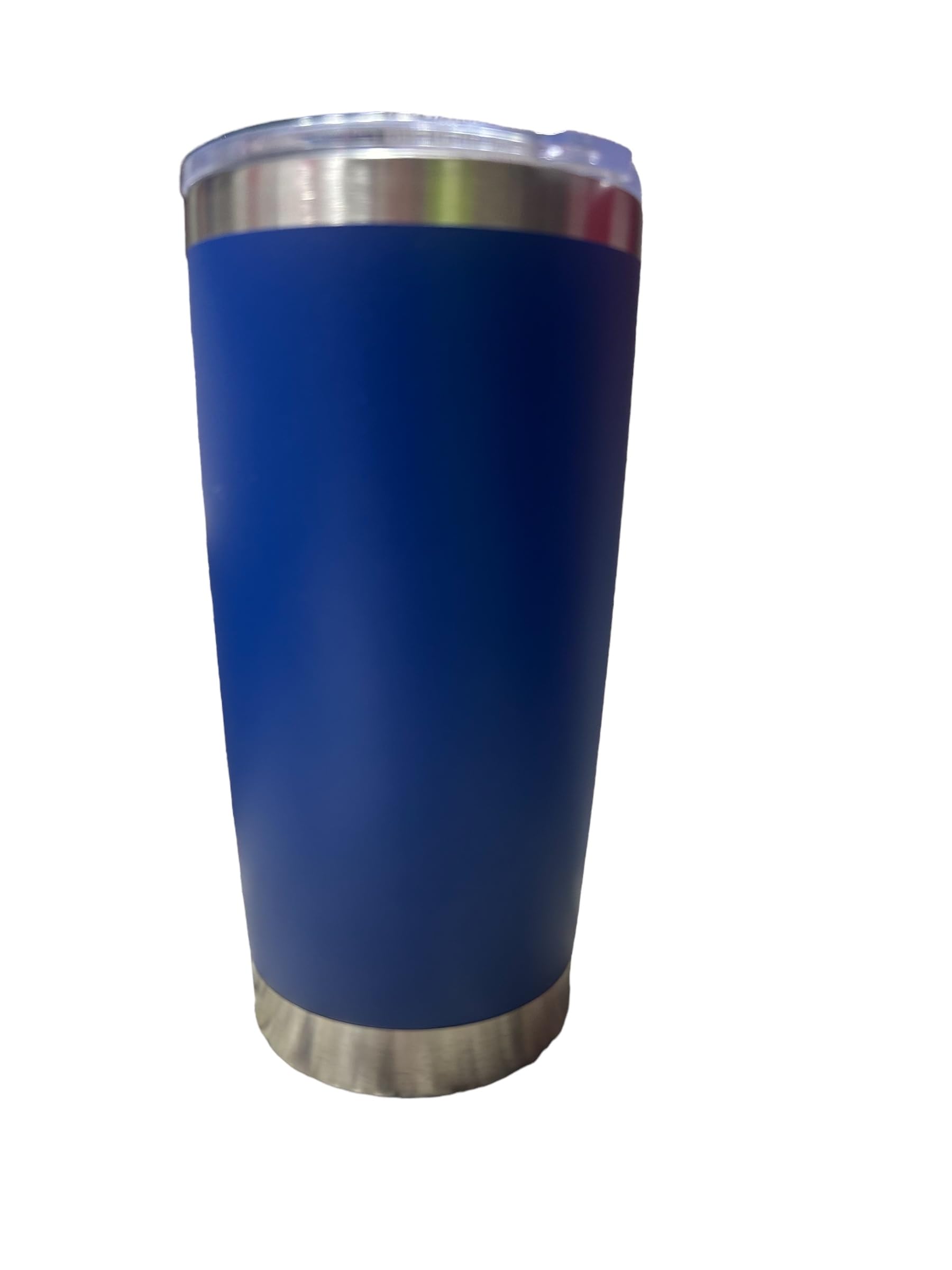 Generic 20 oz Stainless Steel Tumbler Powder Coated with Slide lid in Royal Blue