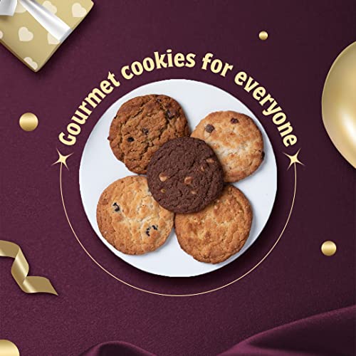Image of Thank You Gift Pack - 300g | Perfect For Return Gifts | Assorted Cookies Gift| Butter Cashew | Freshly Baked Australian Cookies In 5 Flavours | Tin Hampers For Friends And Family
