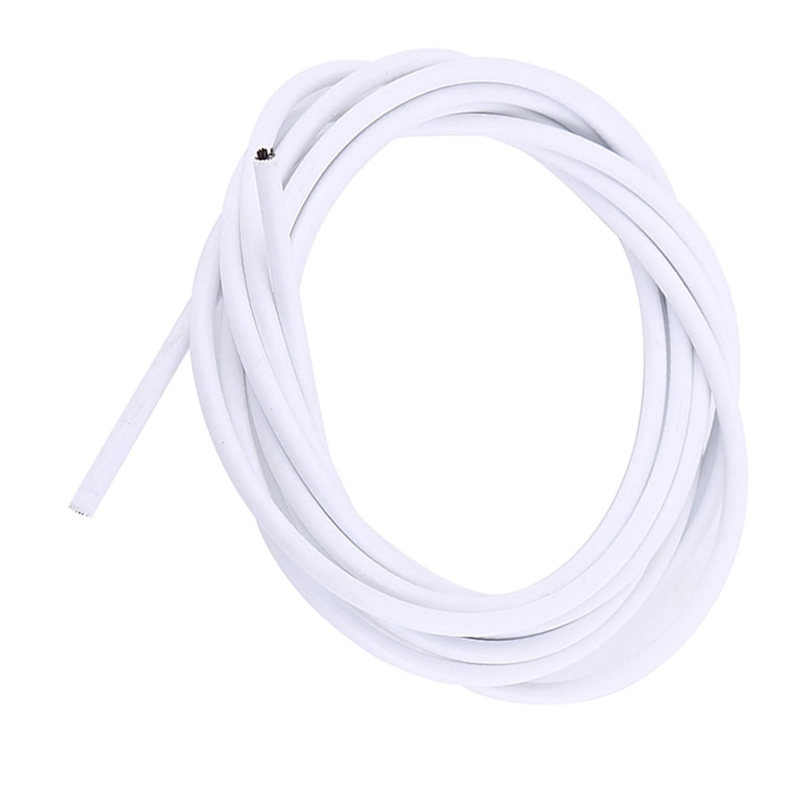 Ejoyous Kit Cavo per Bicicletta Guaina per Cavo in Acciaio, Gomma PVC, 4 Mm X, Sostituzione Deragliatore per Pendolari di Mountain Bike e Riparazione Ciclismo (White)