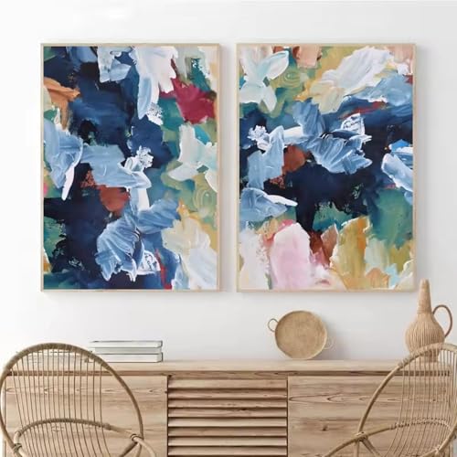 Images d'art mural sur toile avec châssis en bois, design minimaliste haut de gamme XINBAO