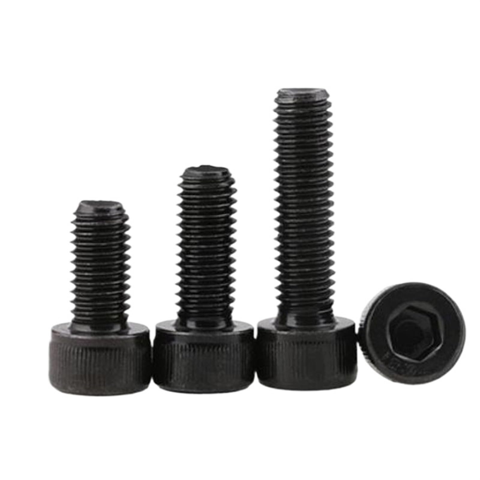 Bulloni a testa esagonale incassata, 20 pz/lotto DIN912 12. 9 Nero Esagonale Esagono Incassato Vite a(20mm)