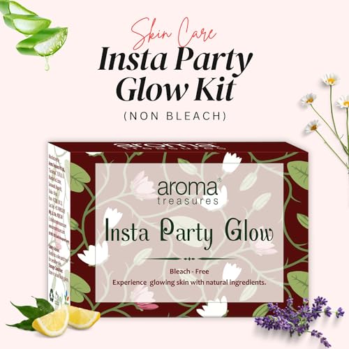 Image of Aroma treasures Insta Party Glow one time use kit for all skin type