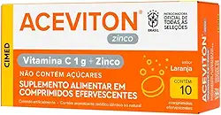 Aceviton Vitamina C e Zinco 10 Comprimidos Efervescentes