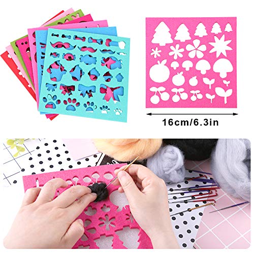 image for LUNARM Needle Felting Supplies, 21Pcs Color Felting Needles, 7Pcs Colo