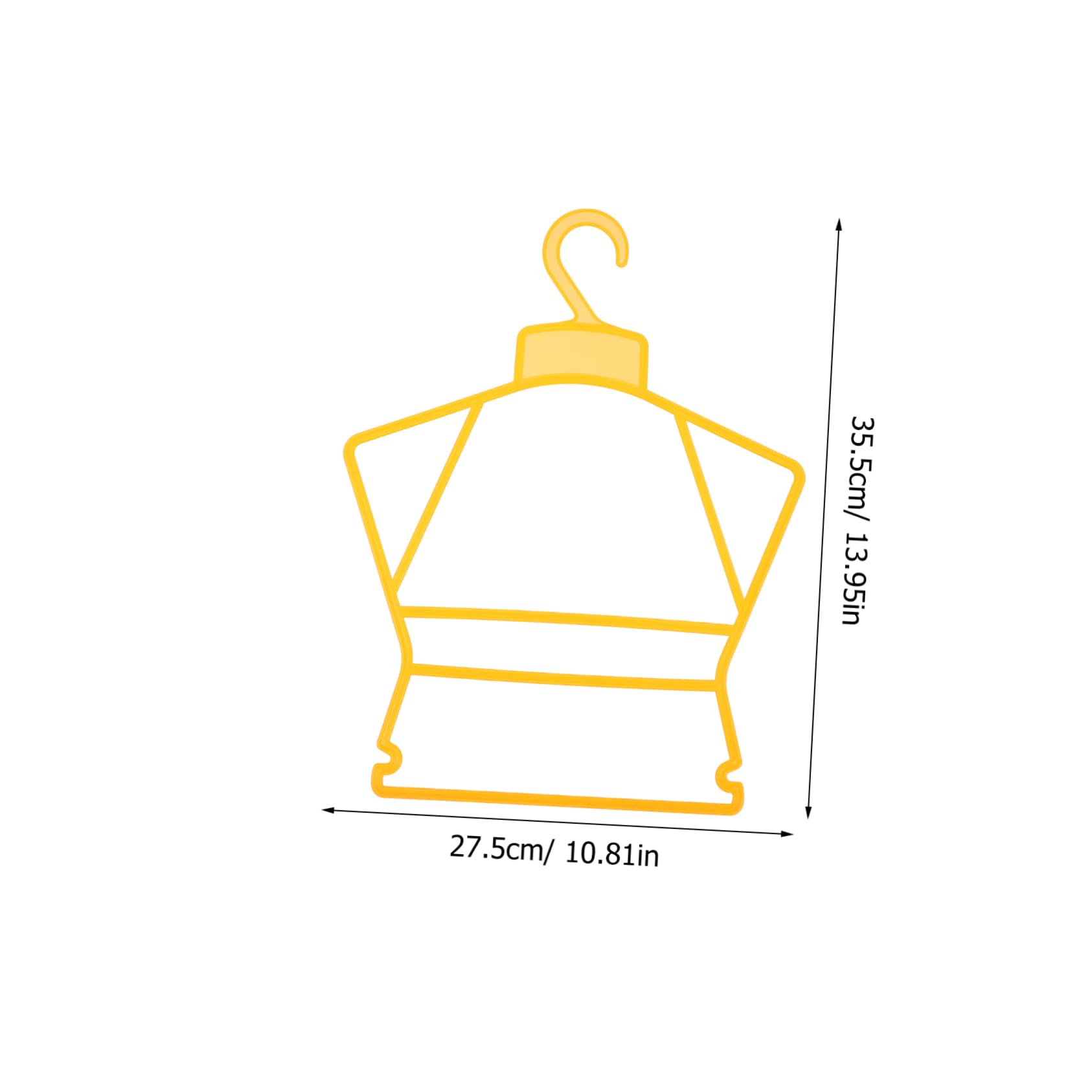 SOLUSTRE Newborn Hangers 10 Pack Plastic Baby Hangers Boys and Girls Clothing Swimwear Holders Closet Organizers Minimalist Design