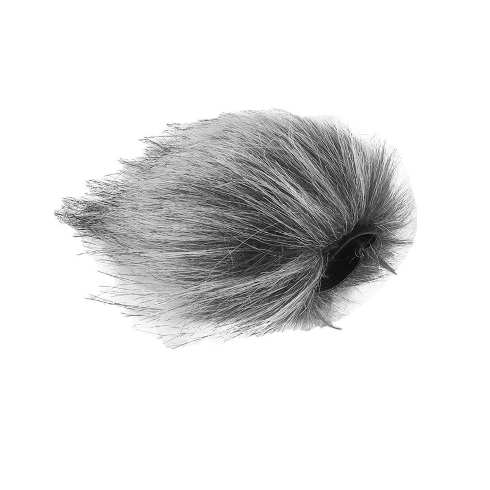 Bonnette Anti-Vent en Fourrure pour Microphone enregistreur numérique Portable Zoom H1n/H1 Réduction Efficace du Bruit pour l'enregistrement en extérieur