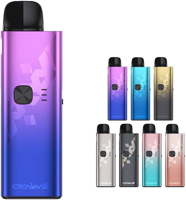 Uwell Crown S Pod System Kit in Purple Galaxy with other color variants