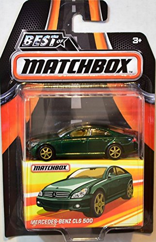 MERCEDES BENZ CLS 500 GREEN BEST OF MATCHBOX RUBBER TIRES RR 2016
