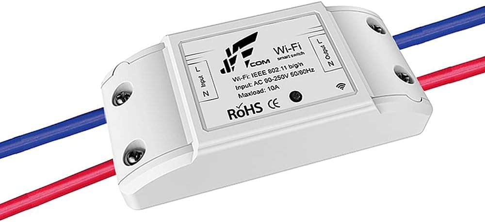 Wiring diagram for JWCOM Smart Wi-Fi Switch SA-01
