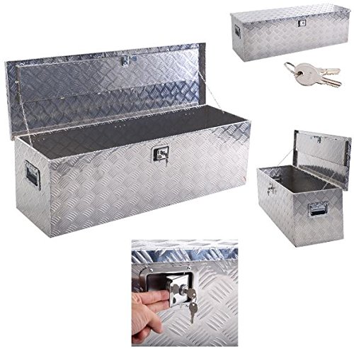 K&A Company Aluminum Truck Pickup ATV Camper Tool Box Trailer Flatbed RV Storage With Lock 49"
