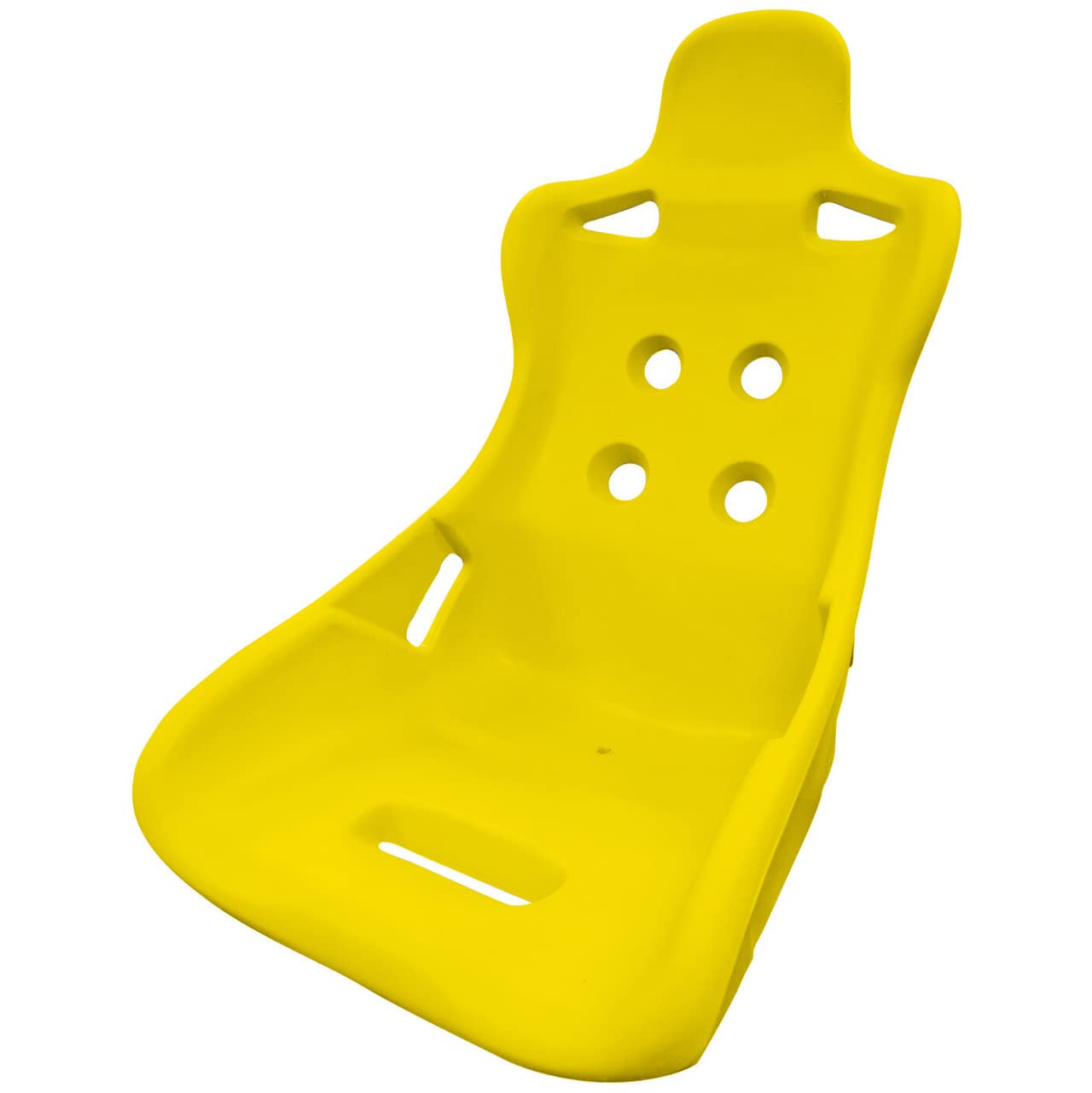 FORZA Plastic Bucket Seat - 9 Colours Available | Ultra-Durable Material (Yellow)
