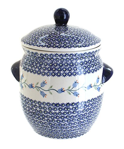 Blue Rose Polish Pottery Tulip Large Container