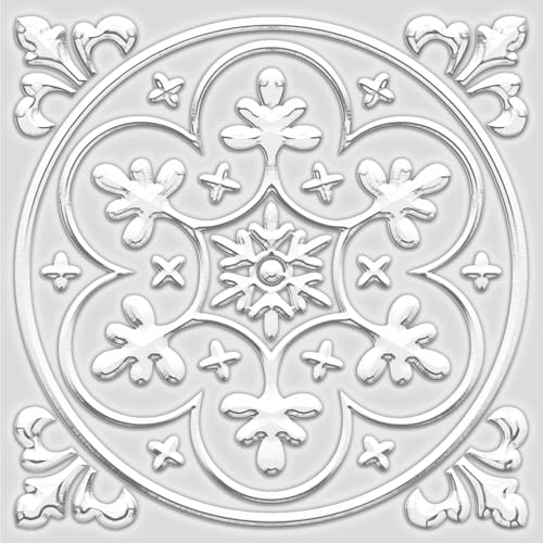 SVNOOC Peel and Stick Wall Stickers, Self Adhesive Tile Stickers for Kitchen, Bathroom, Home Decor, Waterproof and Removable, 12 Pieces, 6x6 inch