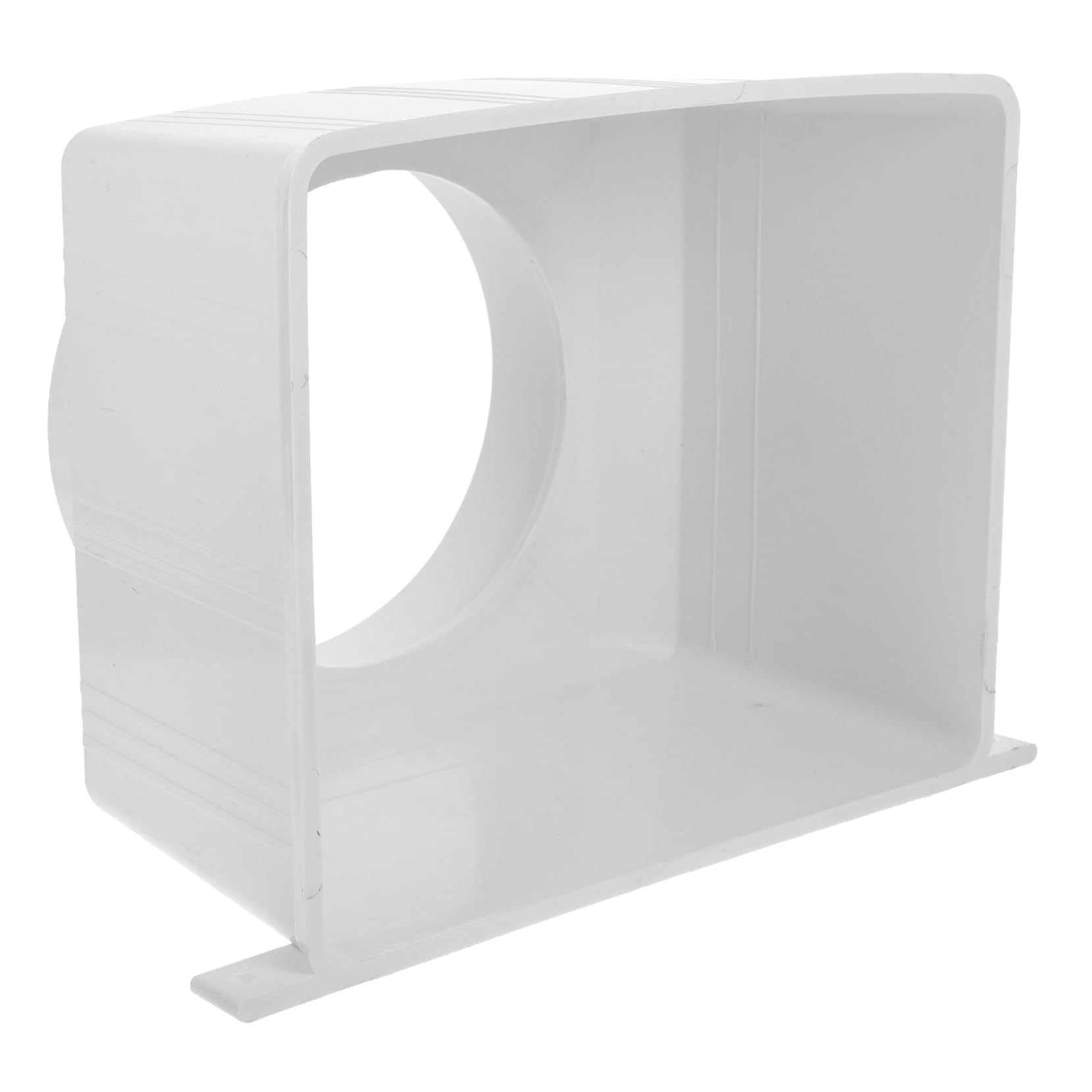 Conector de Bajante para Canalón de Agua de Lluvia Pvc Blanco | Adaptador de Drenaje para Bajante, Accesorio de Techo para Canalón y Desagüe, Fácil de Usar