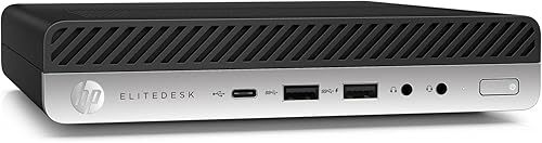 Miniatura 6 de HP EliteDesk 800 G4 Mini Business Desktop - 8 generación i5-8600T, 8 GB DDR4 RAM, NVMe 256 GB SSD, WiFi, teclado y mouse con cable, Windows 10 Pro
