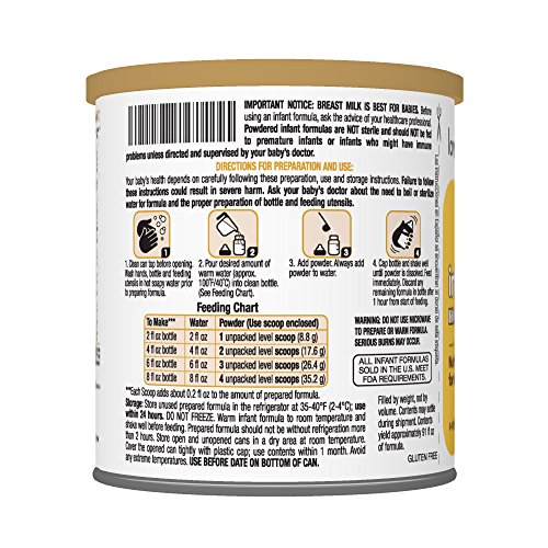 Love & Care Infant Formula Milk-Based Powder with Iron, 12.5 Ounce (Pack of 6)