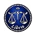 Libra Novelty Metal Circular Sign C-542
