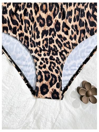 SHENHE Girl's 3 Piece Cute Halter Triangle Bikini Swimsuit with Beach Cover Up4