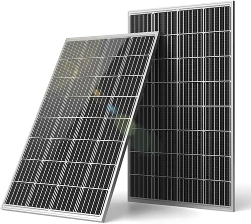 GOYOJO ソーラーパネル 400w = 200w×2枚 MC4コネクタ付属 【ISO 9001/RoHS/TÜV準拠】 単結晶シリコン・高変換効率 太陽光パネル IP67防水防塵&直列並列可&コンパクト設計 太陽電池モジュール 屋根/農地/キャンプ/車中泊/停電/防災用 日本語説明書付き
