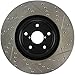 StopTech 127.47022R Sport Front Right Drilled/Slotted Disc Brake Rotor - Fits Select Subaru Impreza and WRX STI Vehicles