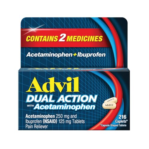 Advil Dual Action, Ibuprofen 125mg, Pain Relief, 216 Caplets - image 1