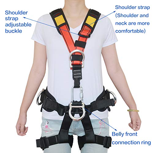 Heejo Climbing, Safety Safe Seat Belt For Outdoor Tree Climbing, Outward Band Expanding Training Large Size,Climbing Gear #TOP4