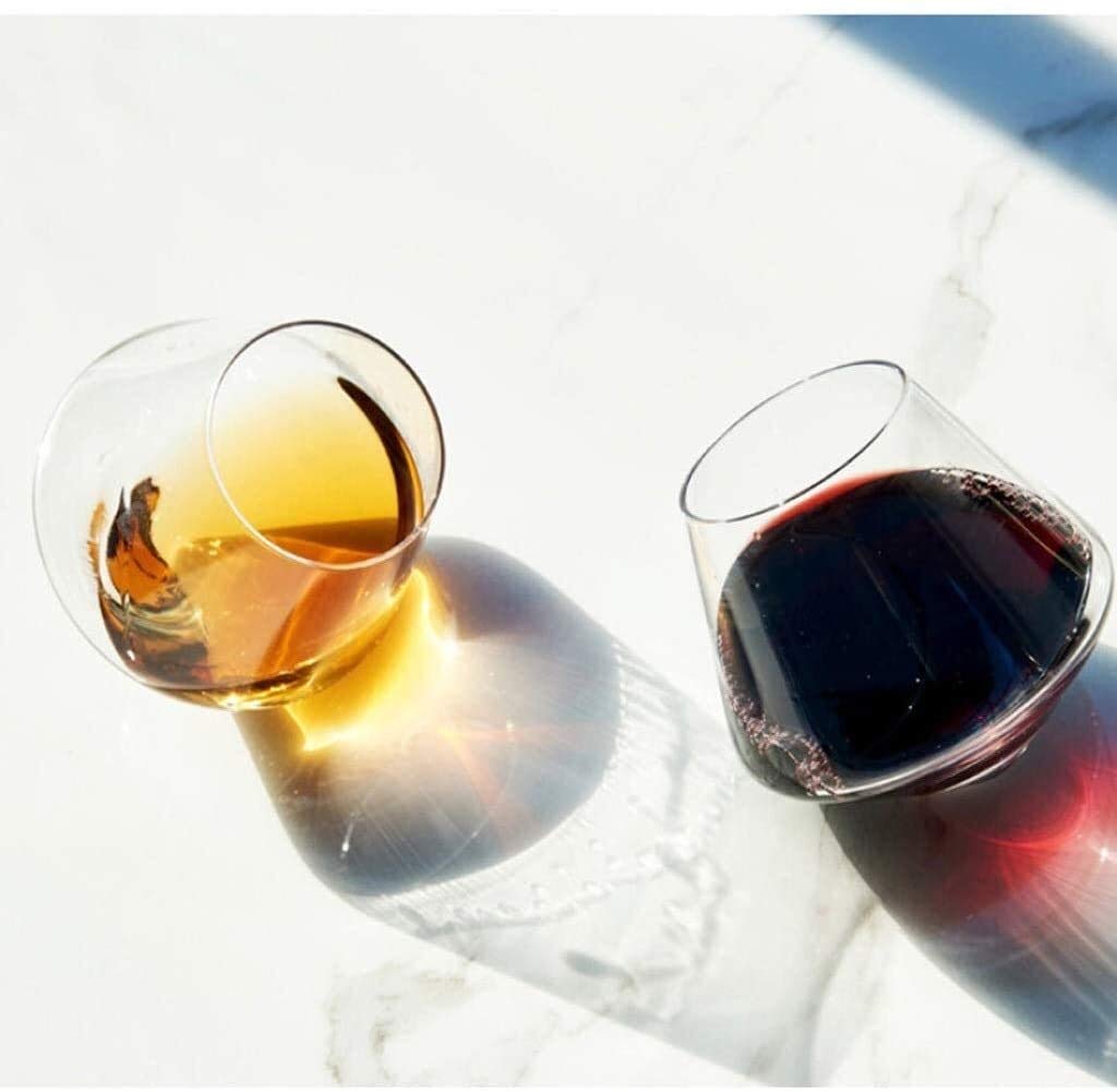Karafka do whisky i zestaw kieliszków karafka do wina modna kreatywna bezołowiowa kryształowa szklana szklanka kształt szybka karafka kieliszek do czerwonego wina kieliszek do whisky kieliszek do wstrząsania karafka do wina domowy separator butelek 250 ml