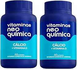 Kit 2 Cálcio + Vitamina D 60 Cápsulas - Neo Química