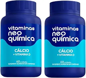 Kit 2 Cálcio + Vitamina D 60 Cápsulas - Neo Química