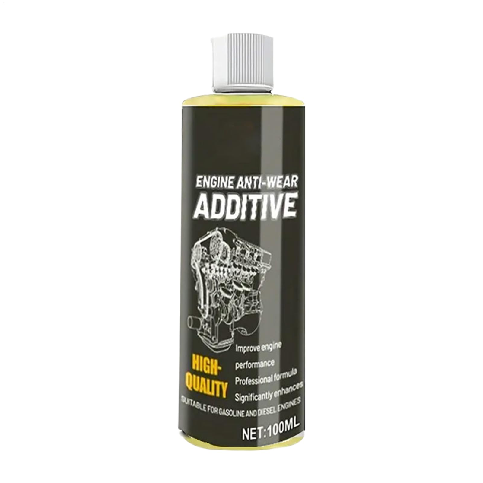 Generico Aditivo para de Motor y Coche, 100 ml, Alta eficiencia, antidesgaste, Protector, aditivos para líquidos de Motor y, para Reducir el Ruido por vibración y fricción