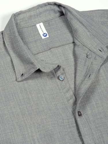 Image of Thomas Scott Men's | Solid | Full Sleeve | Regular Fit | Polyester | Button Down Collar | Casual Shirt